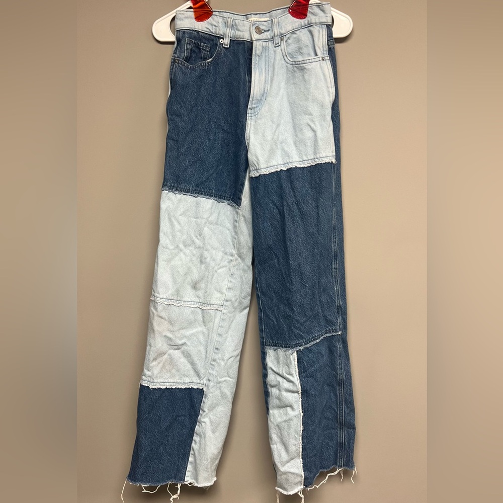 PacSun Baggy Patchwork Denim Jeans